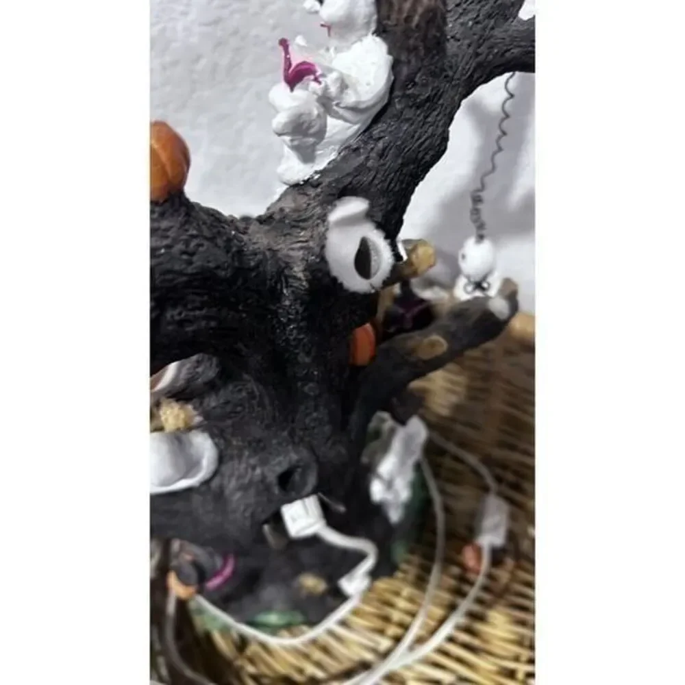 Haunted Halloween Lighted Tree 12 Characters-A Monster On Swing 16.5